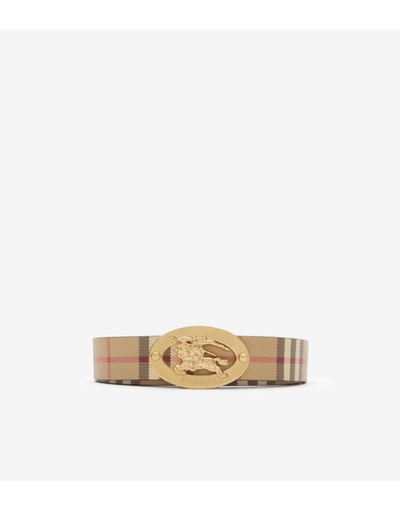 Reversible Check Oval Belt