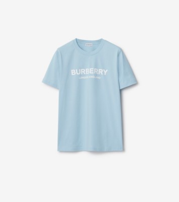 BURBERRY ロゴ Tシャツ ライトブルー BURBERRY ロゴ Tシャツ ライトブルー
