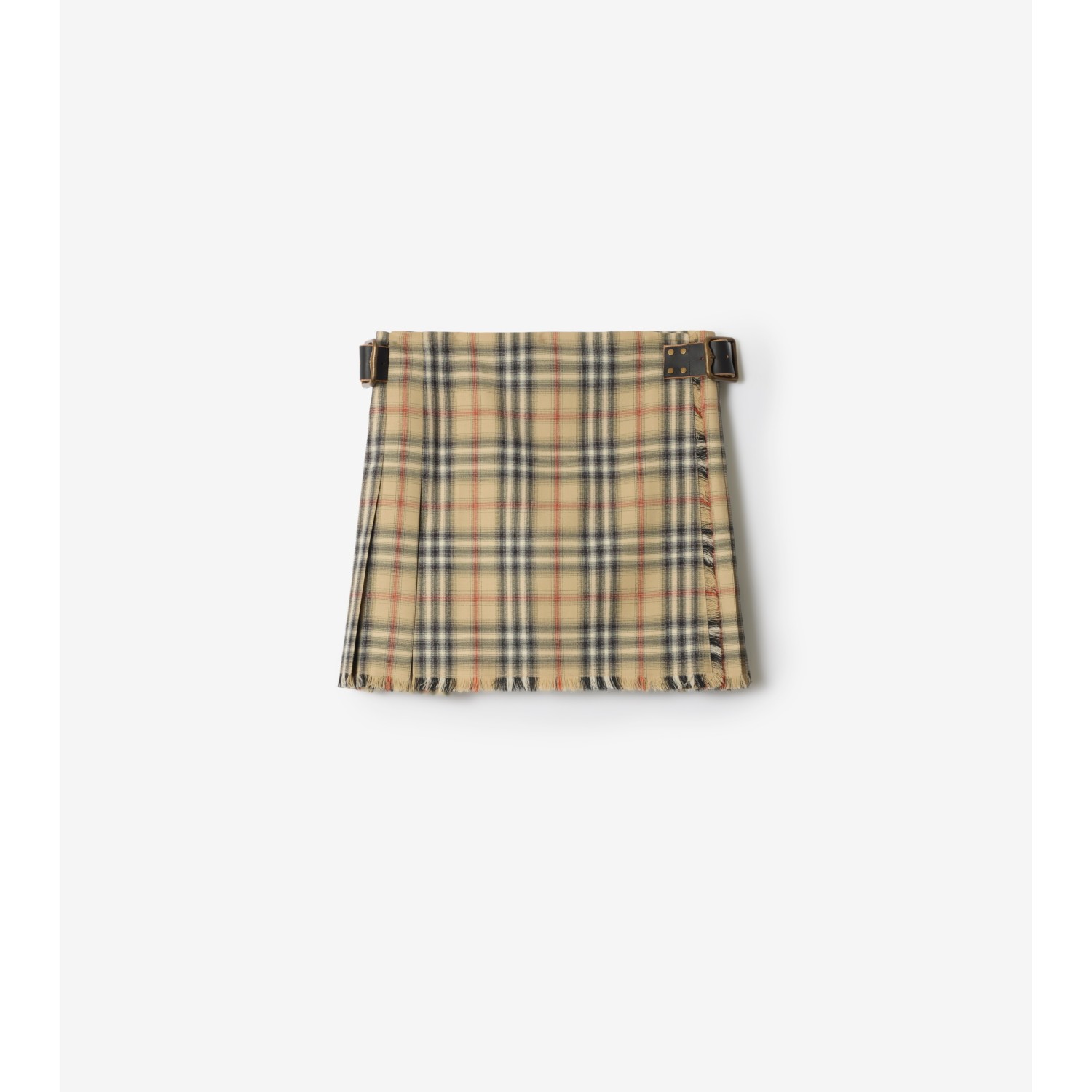 Check Wool Mini Kilt