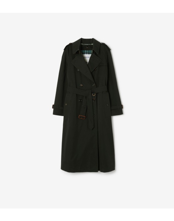 Langer Gabardine-Trenchcoat „Waterloo“ mit herausnehmbarem Futter