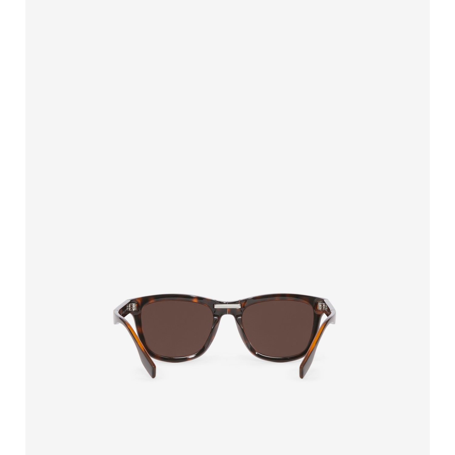 Foldable Square Frame Sunglasses in Tortoiseshell Men Burberry