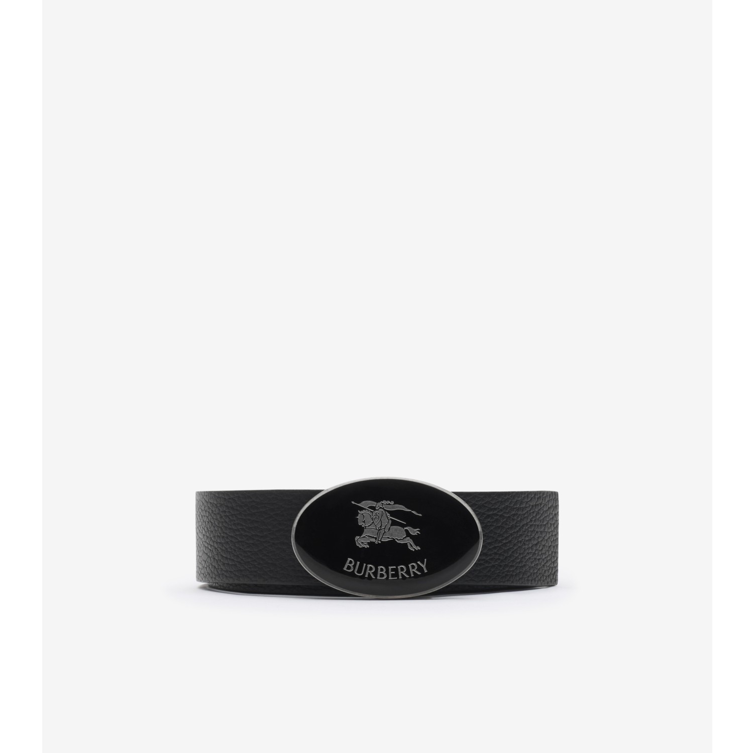 Reversible Leather Oval Knight Stamp Belt​