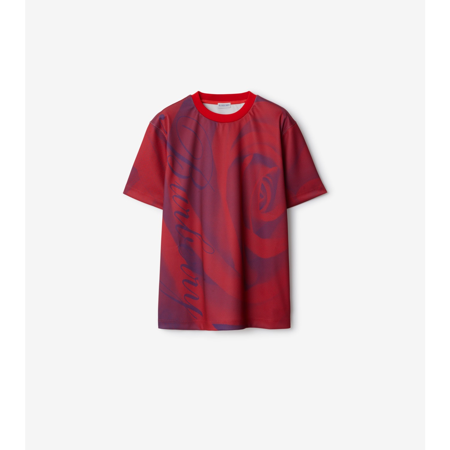 Burberry t shirt on sale womens red