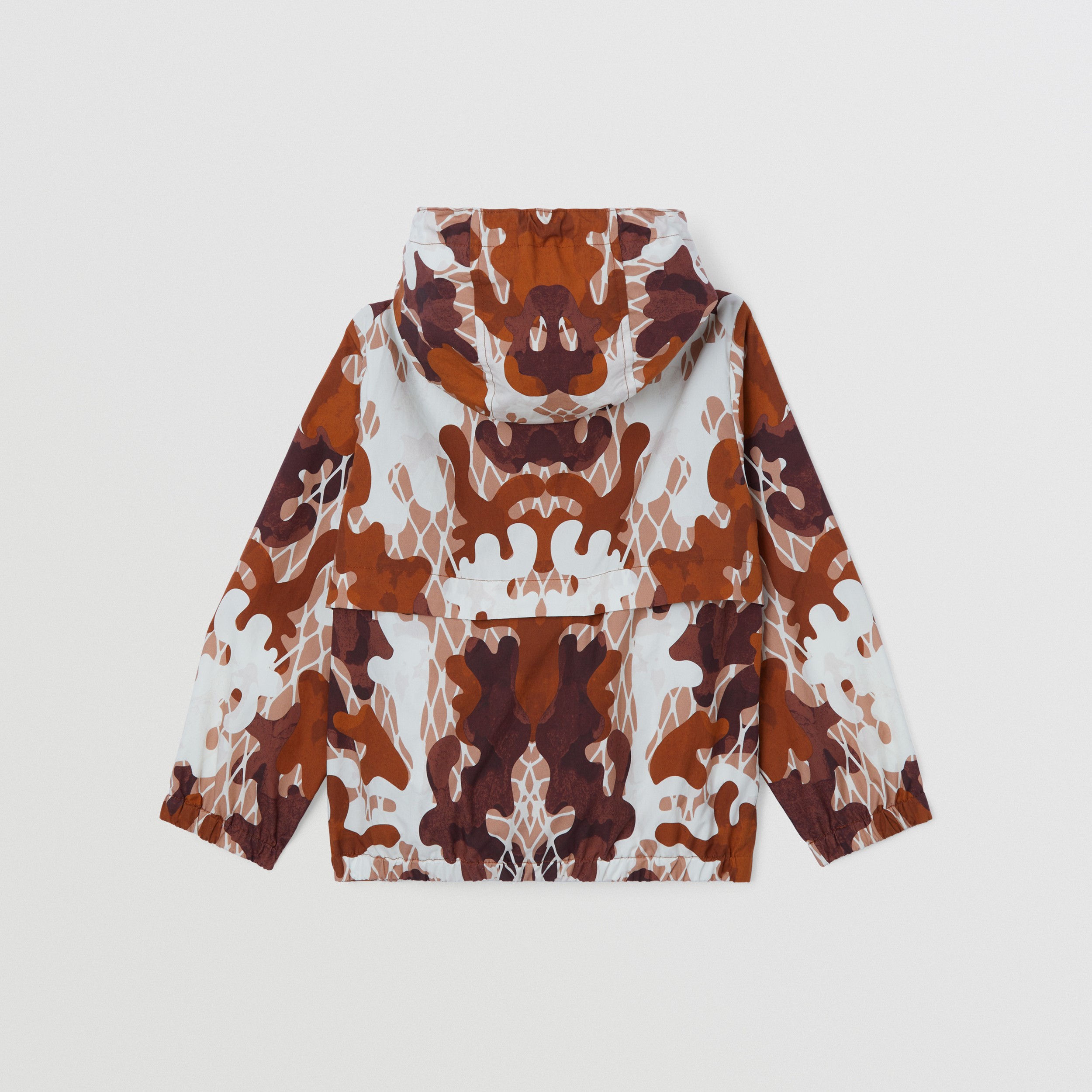 Baumwoll-Kapuzenjacke mit Camouflage-Muster (Helles Haselnussbraun) | Burberry® - 3