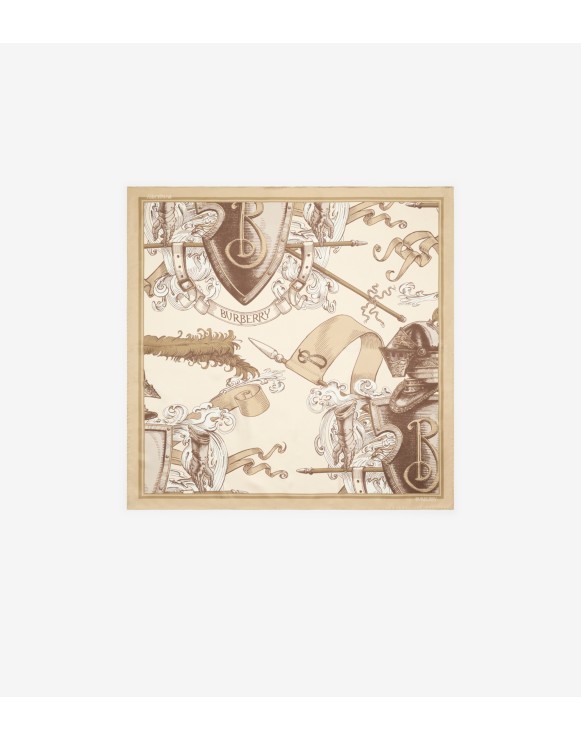 Etched Knight Silk Scarf