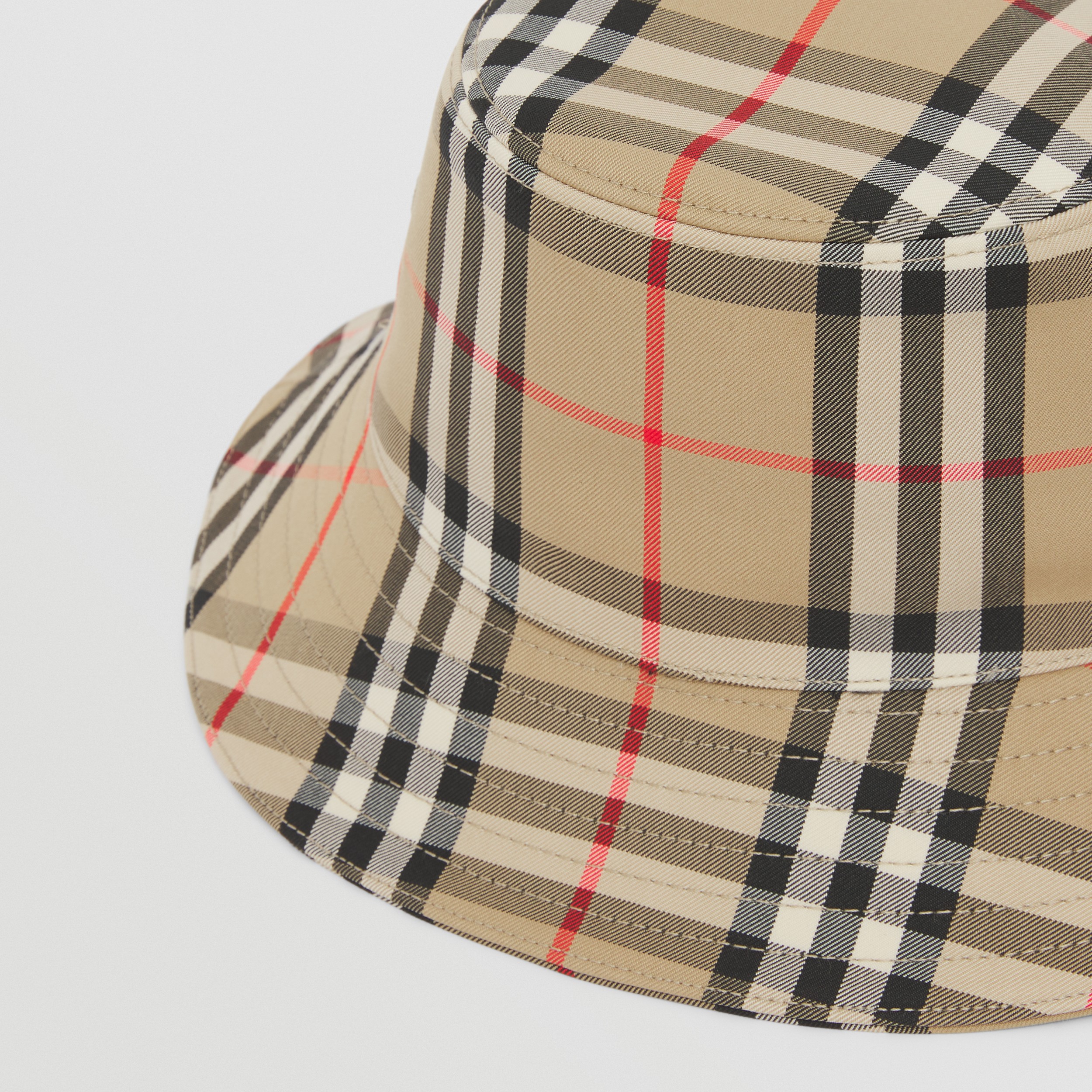 Vintage Check Technical Cotton Bucket Hat in Archive Beige - Children | Burberry® Official - 2