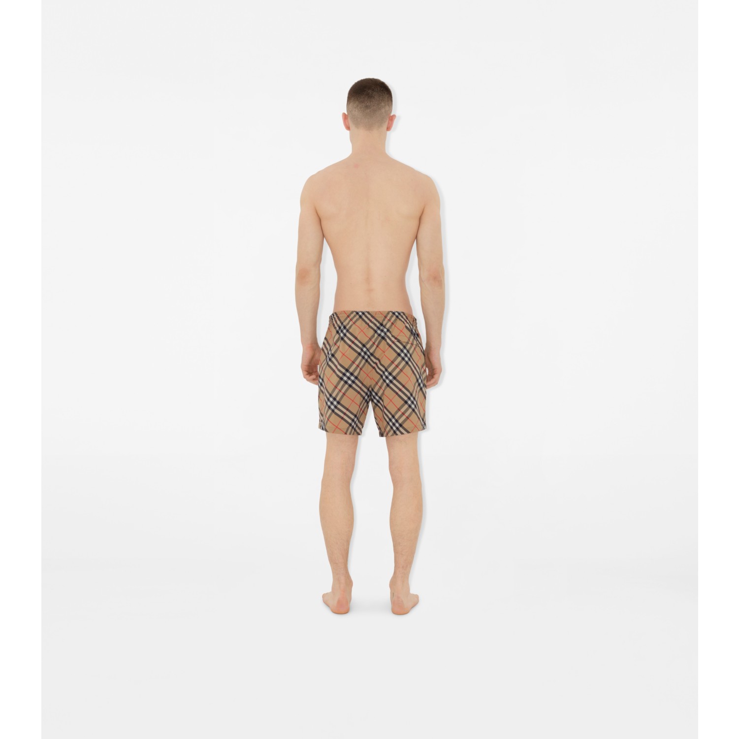 Schwimmshorts in Check