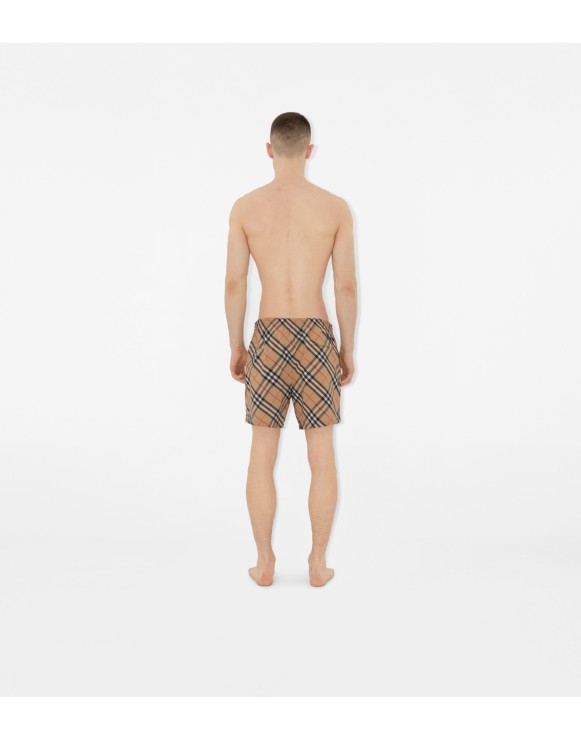 Check Swim Shorts