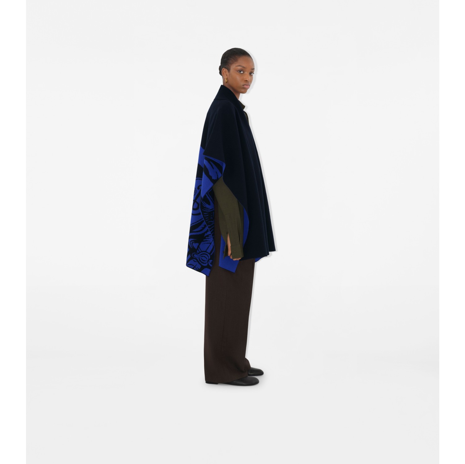 EKD Wool Cashmere Blend Cape