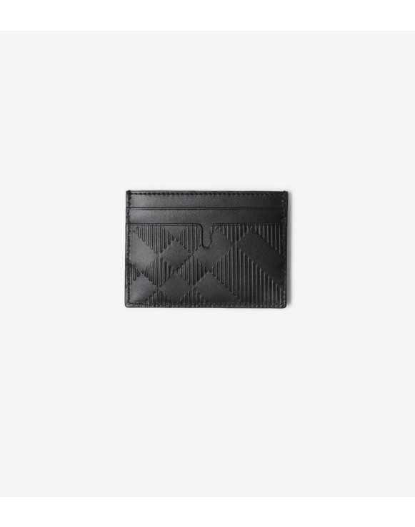 Embossed Check Card Case