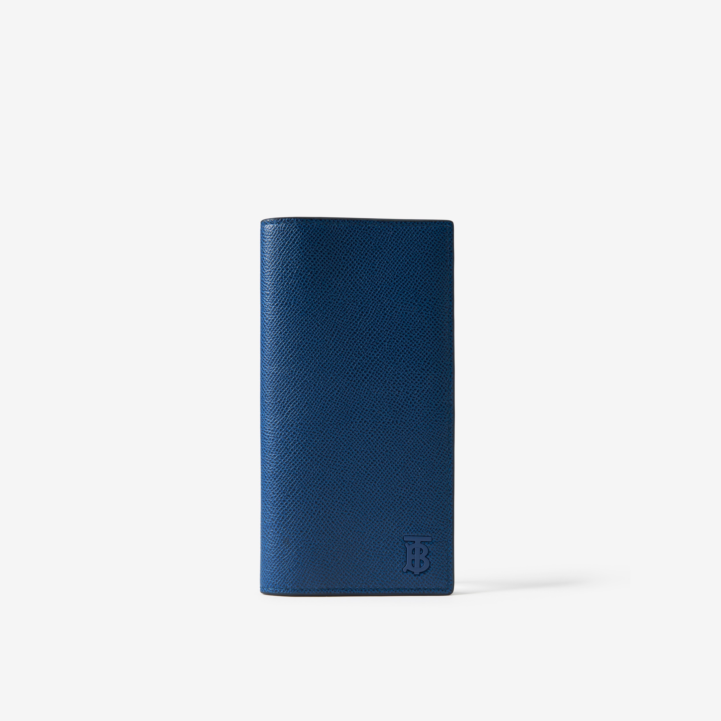 Grainy Leather TB Continental Wallet in Rich Navy - Men | Burberry® Official - 1