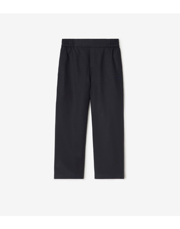 Cotton Blend Trousers