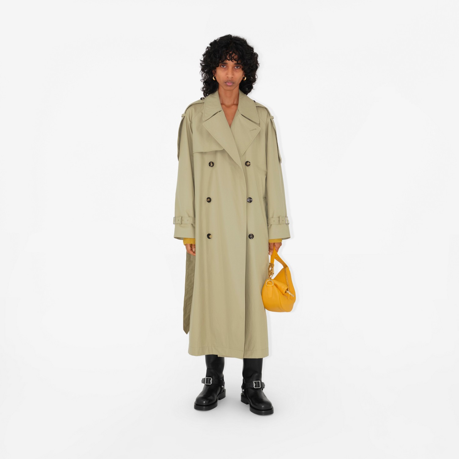 Long Castleford Trench Coat in Hunter - Women | Burberry® Official