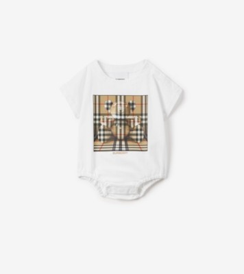 Burberry baby boy clearance onesie