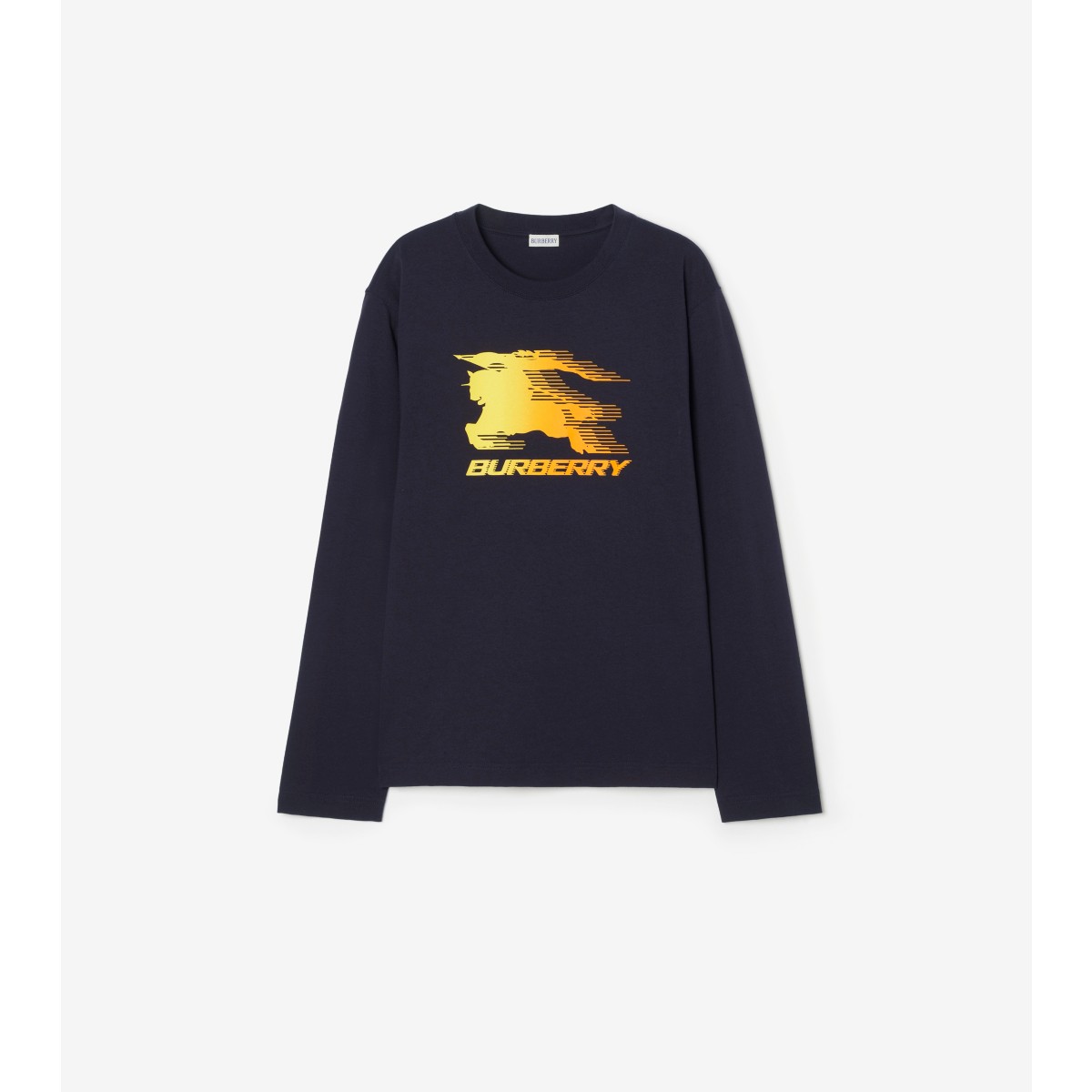  Printed Long-sleeve Knight T-shirt