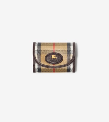 Highlands Coin Wallet in Sand beige - Women | Burberry® Official