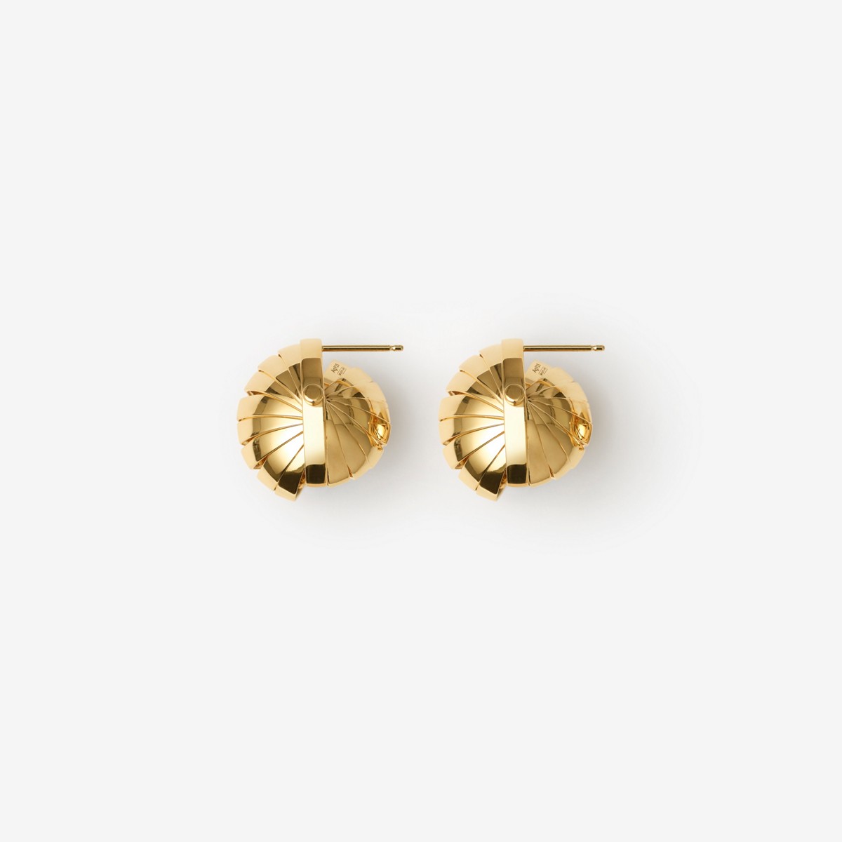 Burberry Armour Earrings In Gold