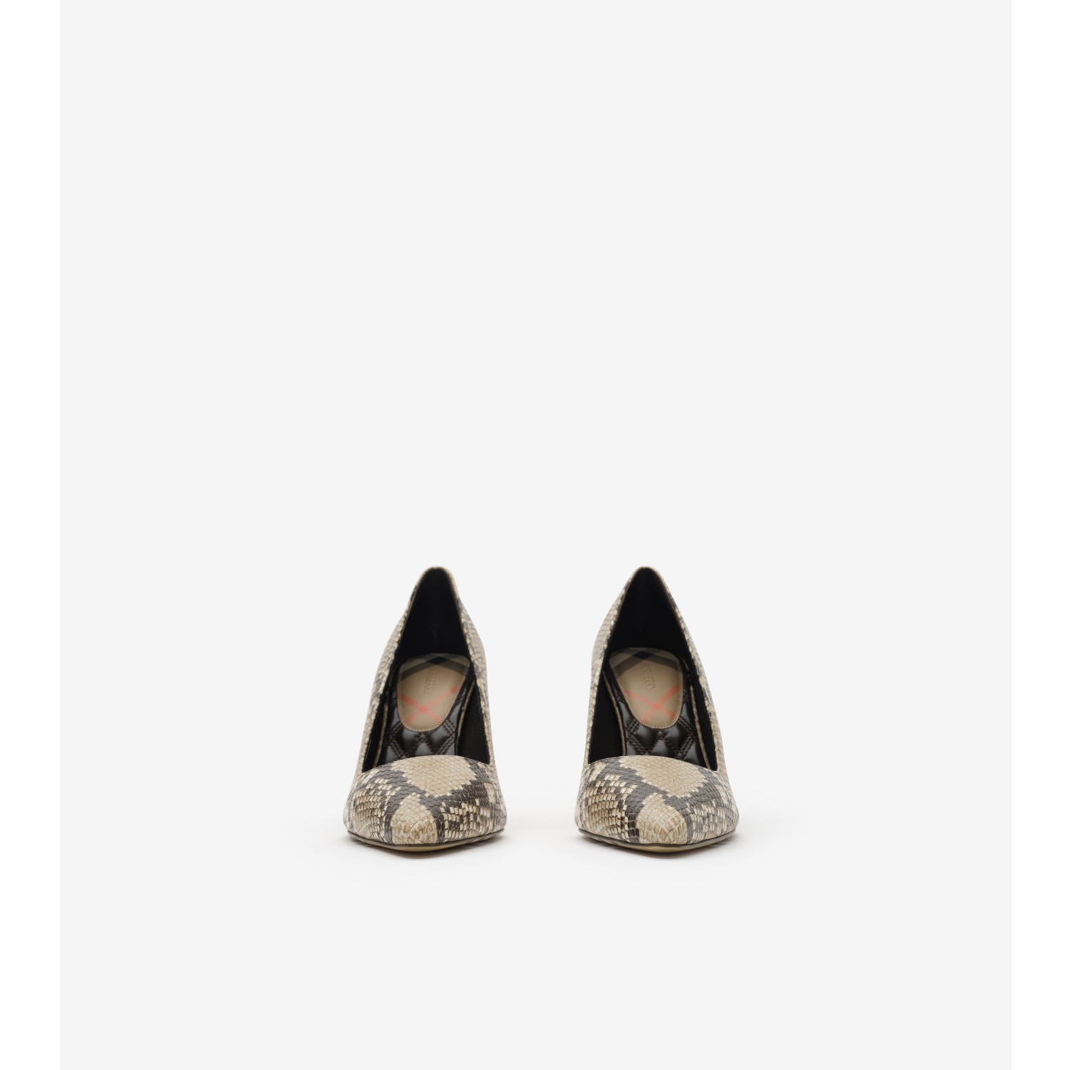 Python-print Leather Dame High Pumps​