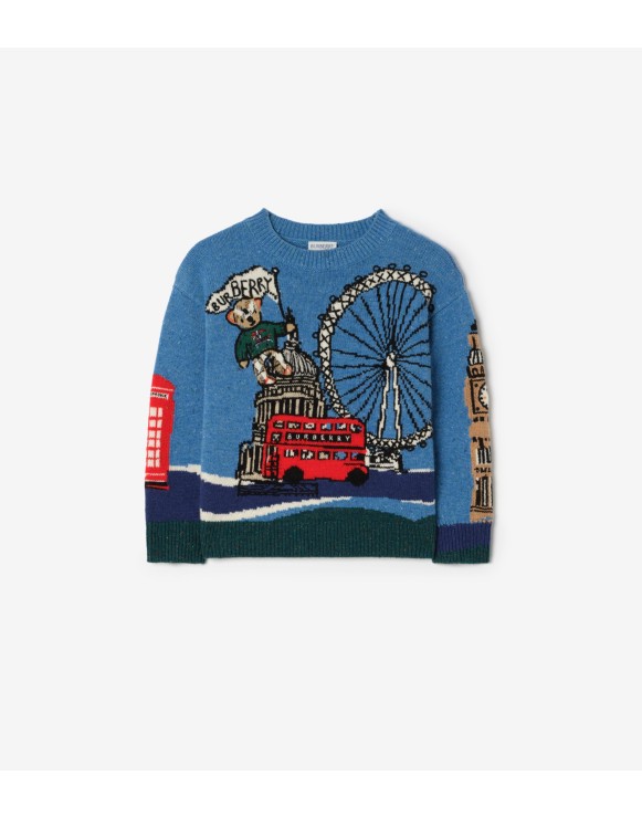 London Bear Wool Blend Sweater