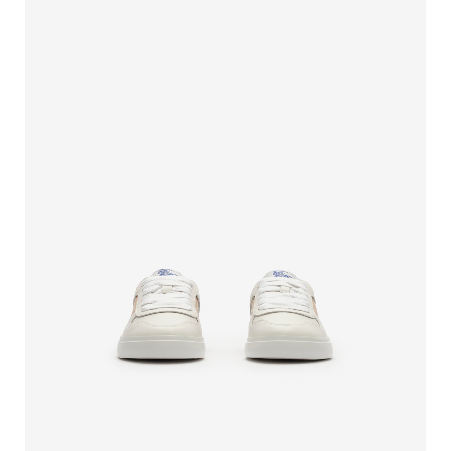 Sneaker in pelle e Check