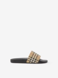 Check Slides​ in colour Archive beige