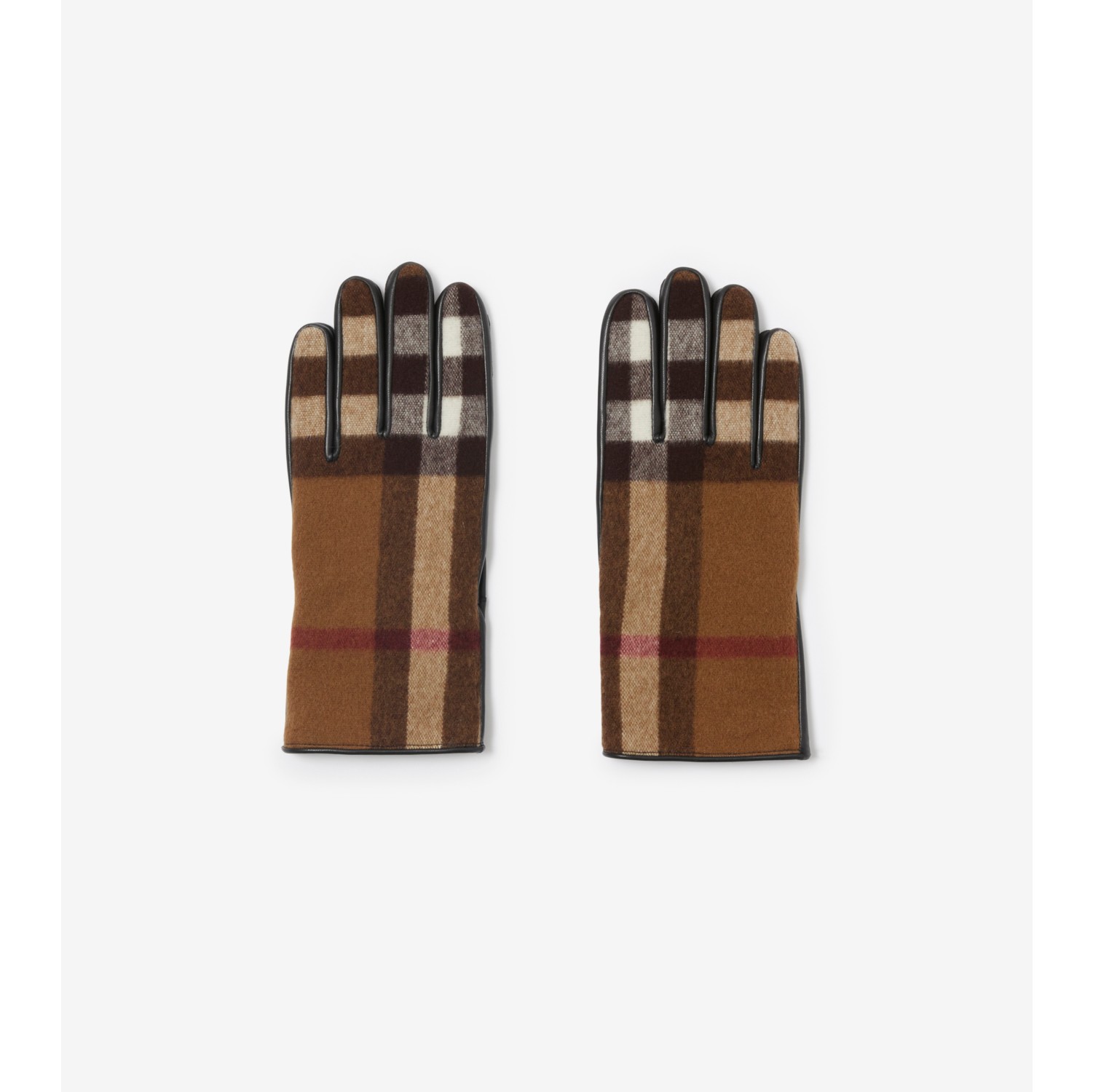 Check Cashmere Scarf in Birch Brown | Burberry® Official