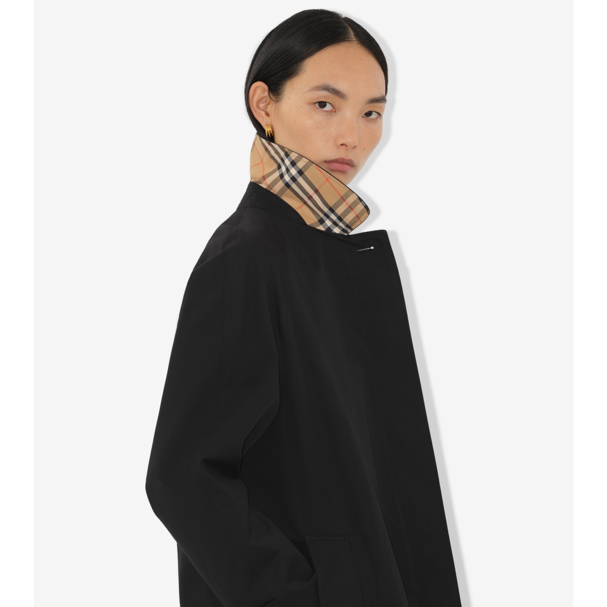  Check Mid-length Camden Heritage Car Coat