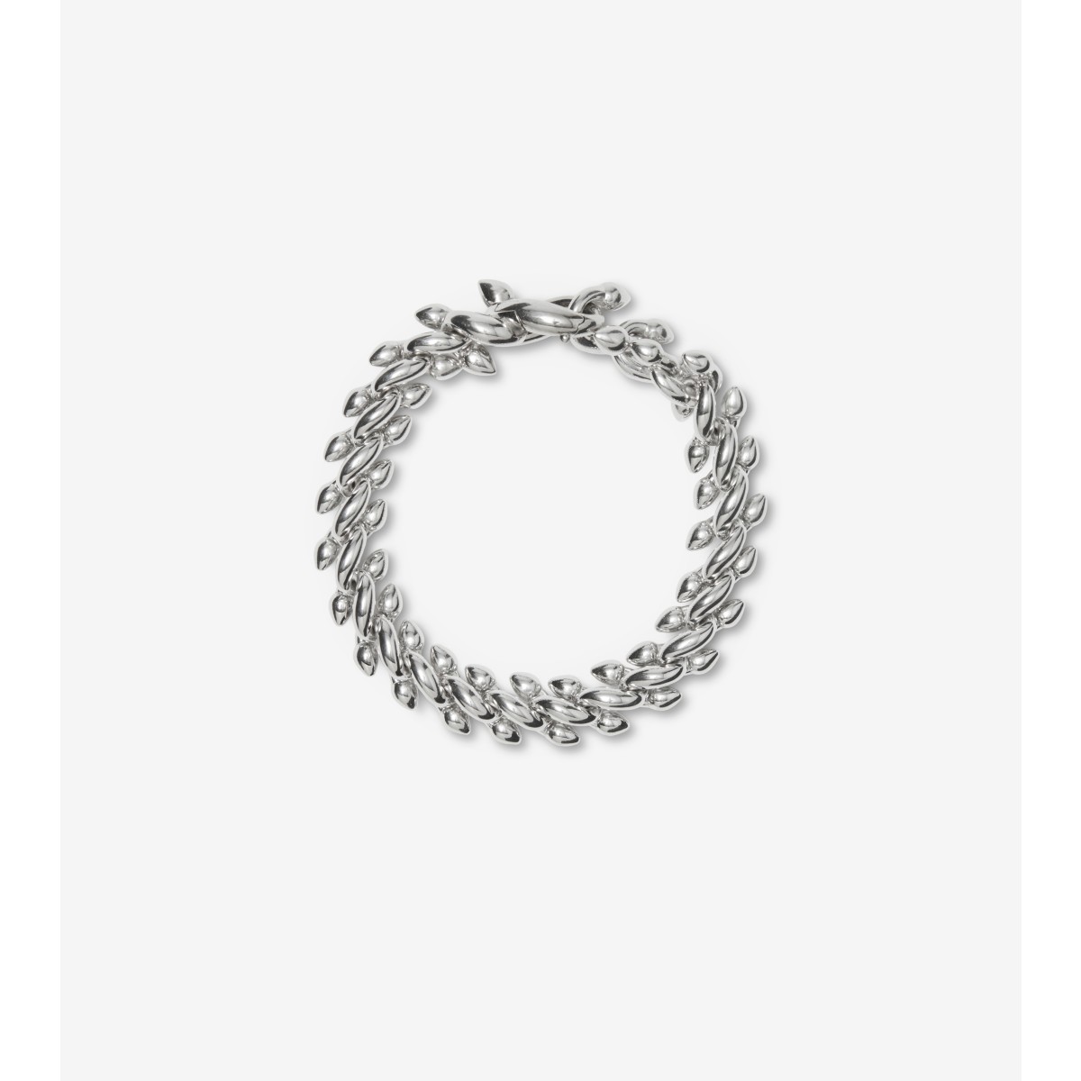 Burberry Spare-chain Silver Bracelet In Silver