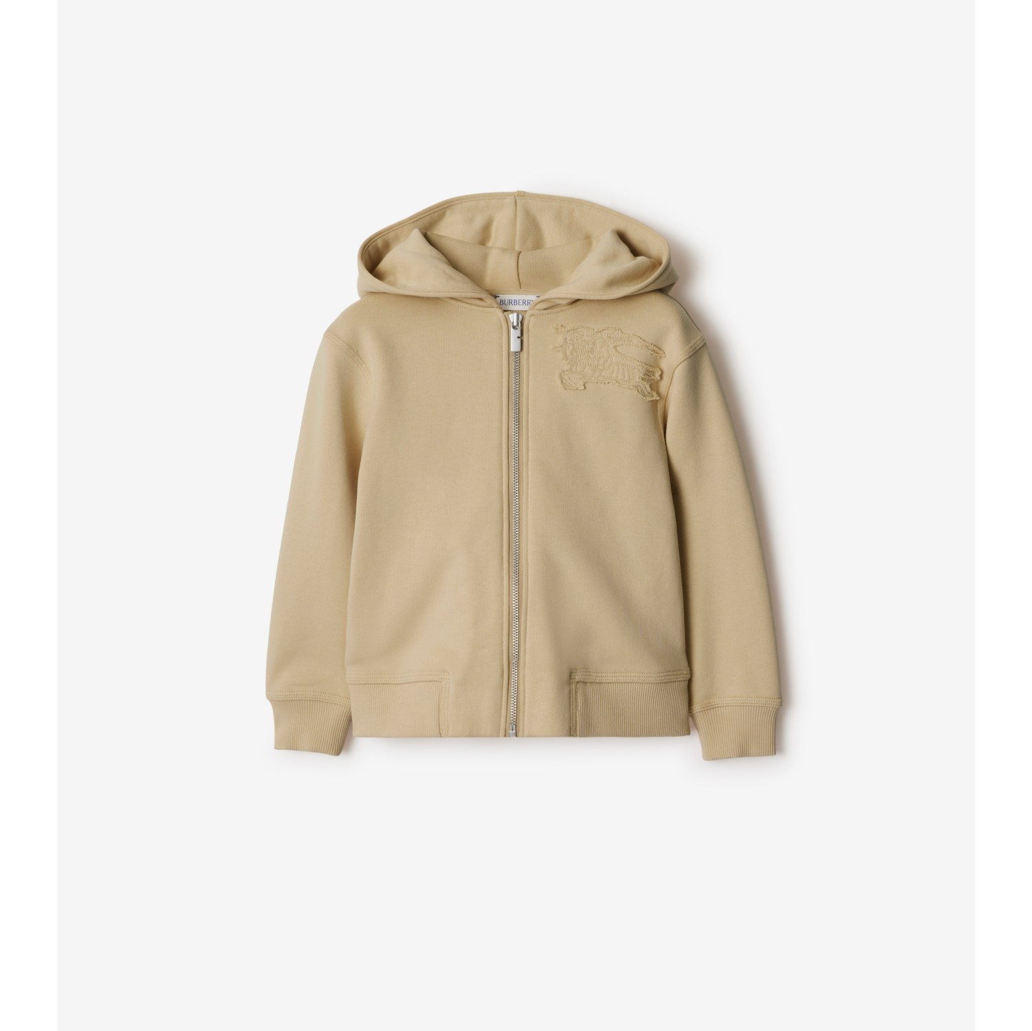 EKD Cotton Zip Hoodie in Pampas Burberry Official