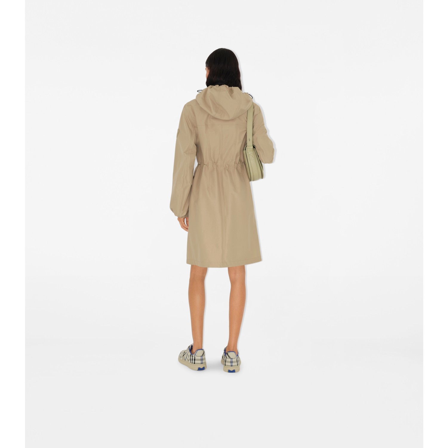 Bonded Nylon Parka in Beige - Women | Burberry® Official
