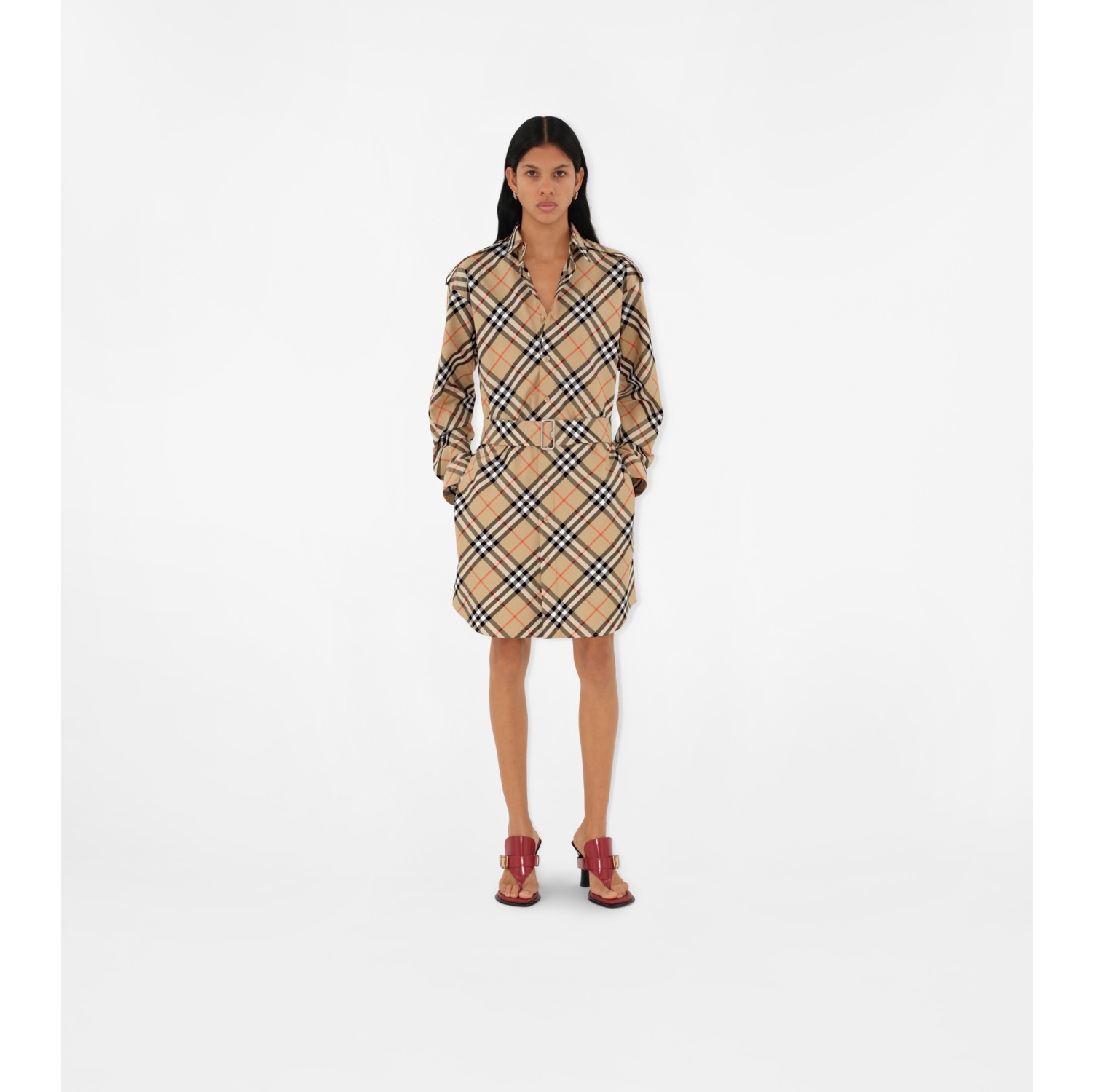 Robe chemise 2025 burberry femme