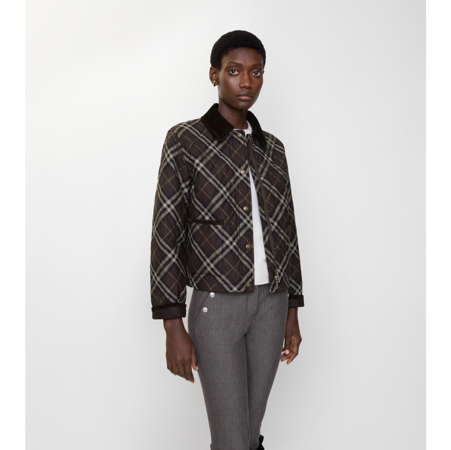 ジャケット・アウター UNUSED Burberry Check Coat D2106AD3-8D92-4F1E-A1A1-