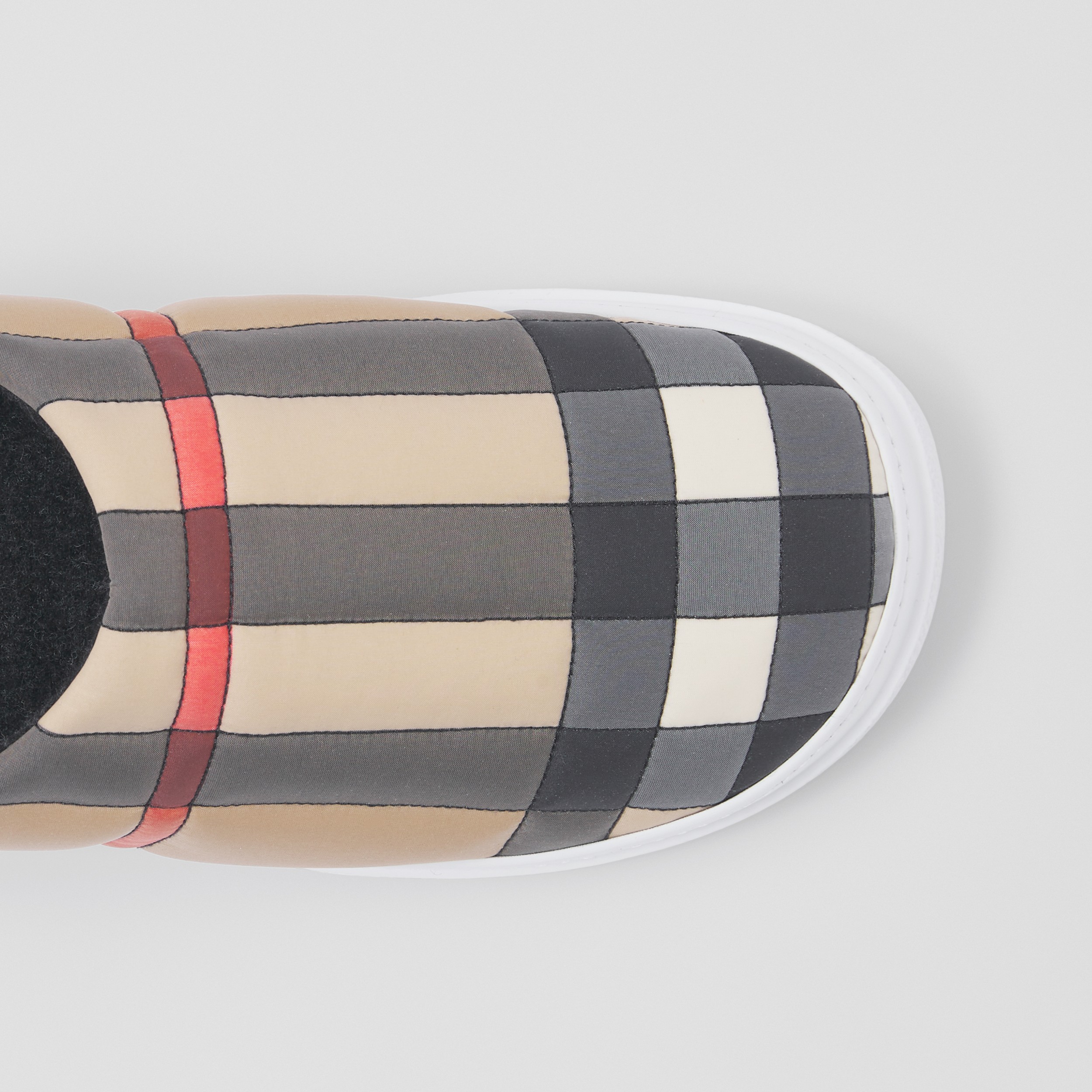 Vintage Check Wool-lined Slippers in Archive Beige - Women | Burberry® Official - 2