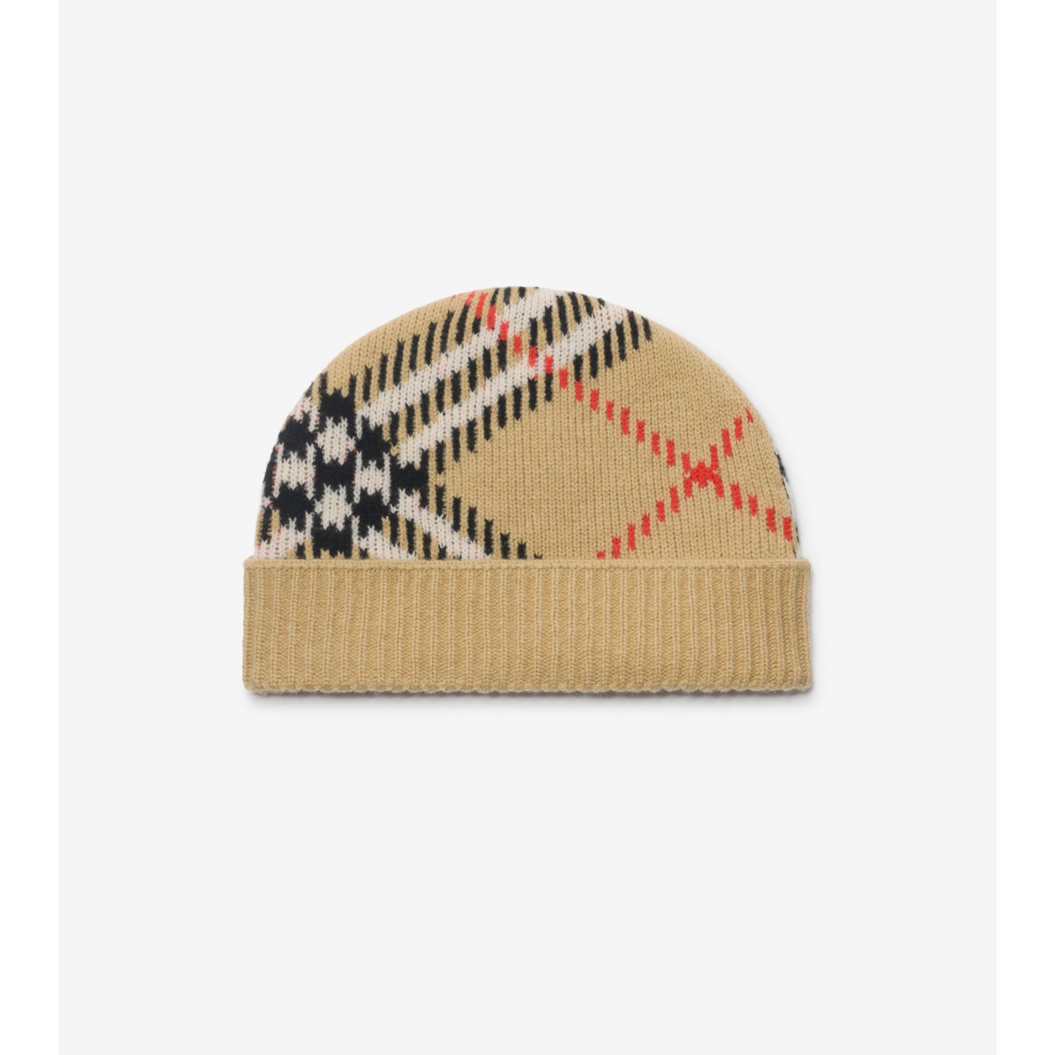 Check Cashmere Blend Beanie - thumbnail 4