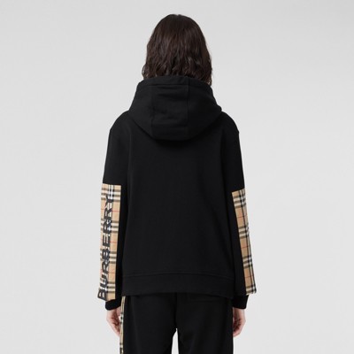 burberry check hood