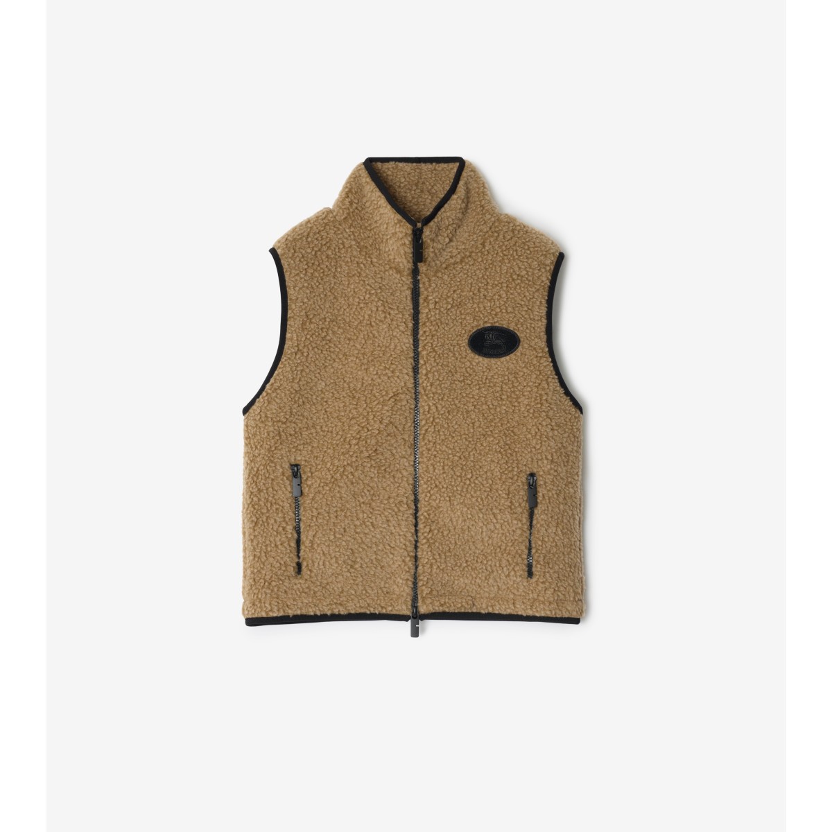 Burberry Cropped Fleece Gilet