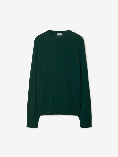Burberry Wool Sweater In Green