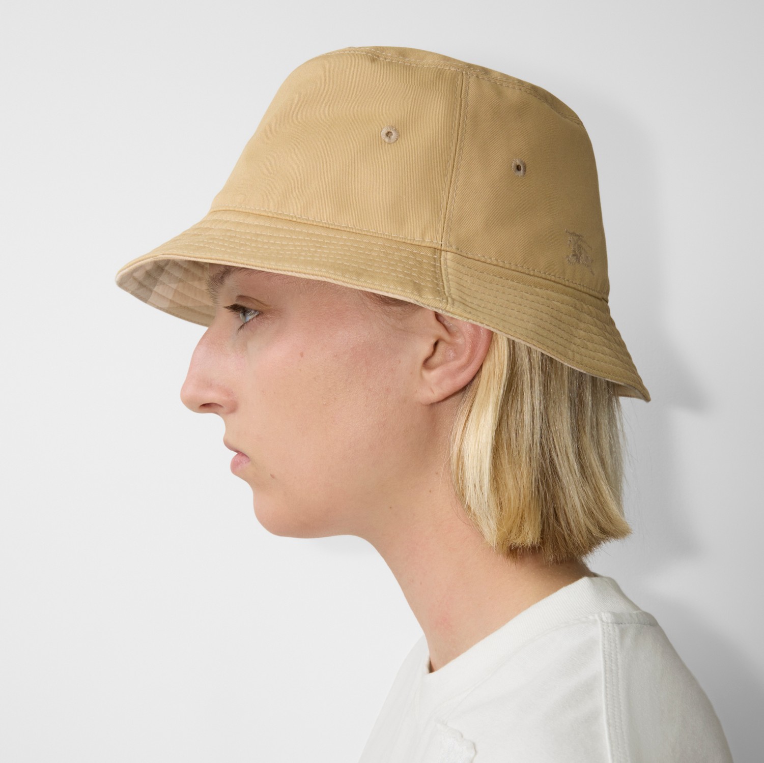 Sombrero de pesca reversible en mezcla de algodón