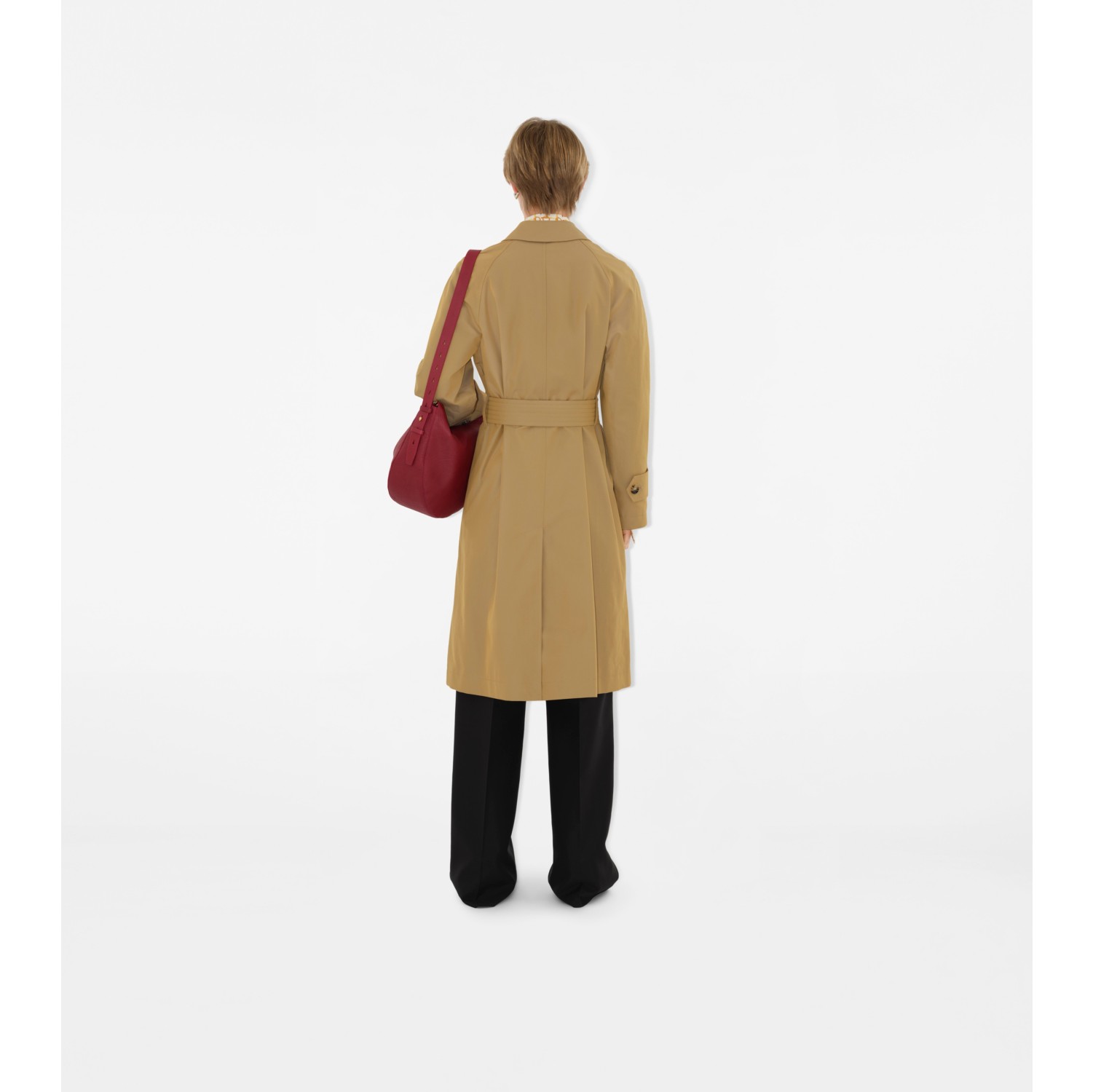 Long Gabardine Car Coat