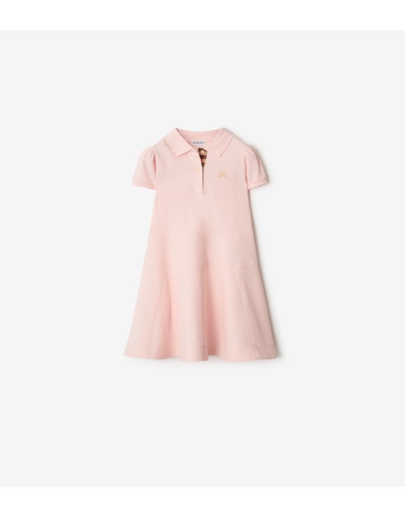 Baumwoll-Poloshirtkleid