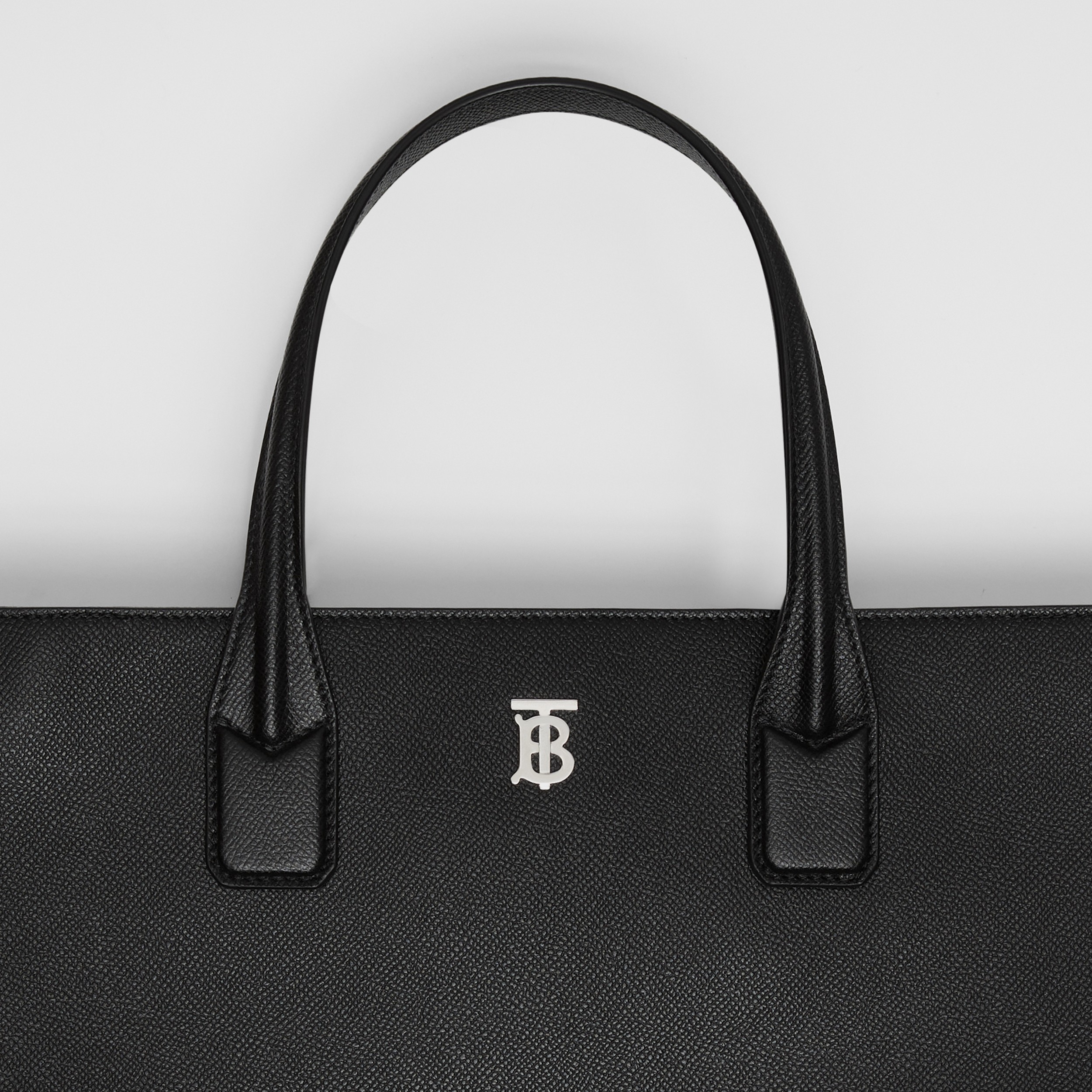Leather Slim Denny Tote in Black - Men | Burberry® Official - 2