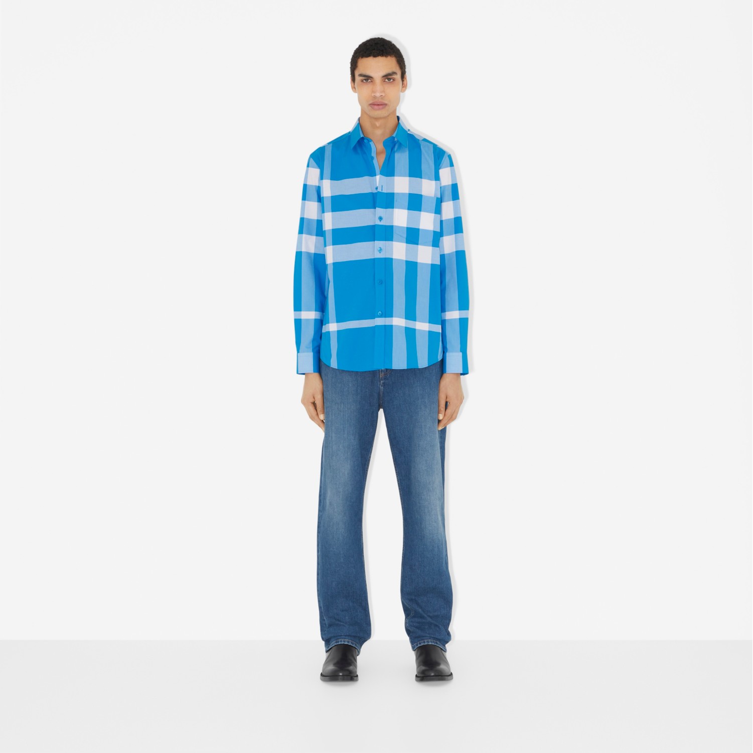 Burberry Stretch Cotton Poplin Shirt