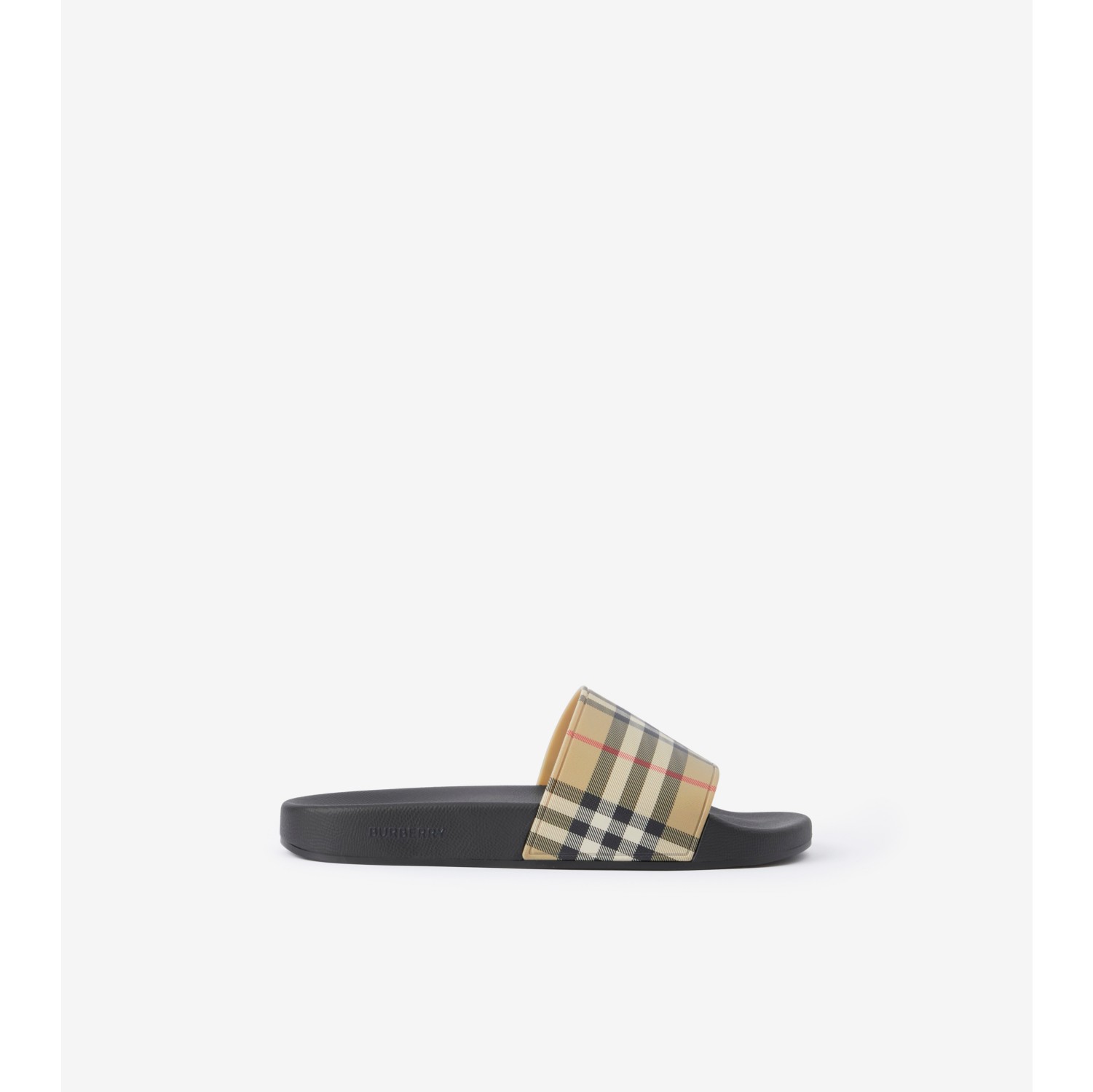 Burberry women's check clearance slide espadrilles