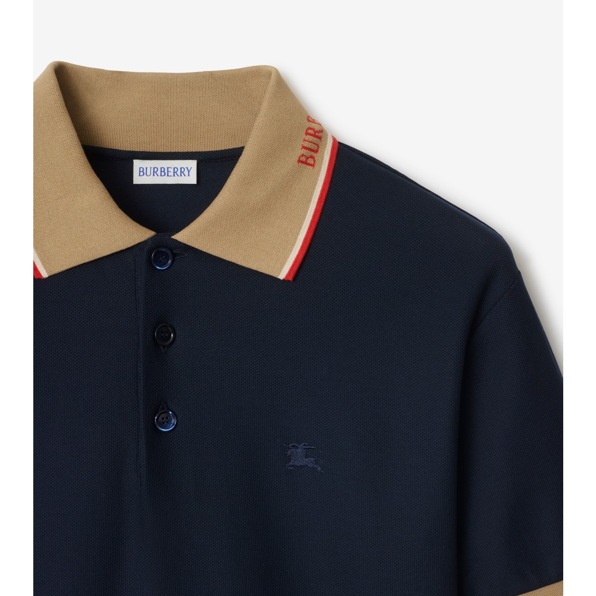  Embroidered Logo Collar Polo Shirt