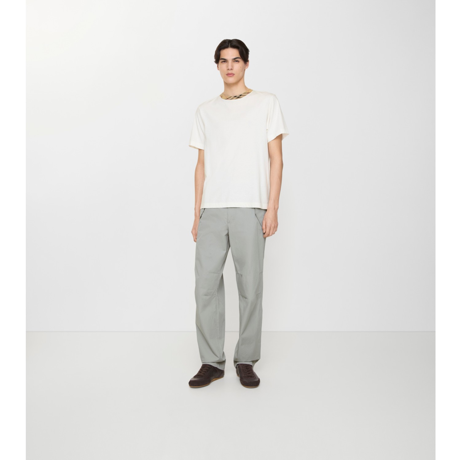 Cotton Twill Cargo Trousers