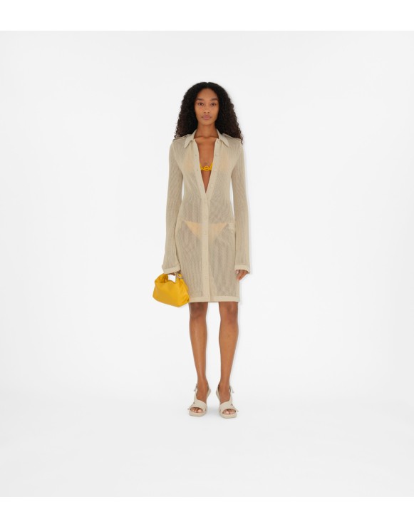 Burberry yellow fashion dress