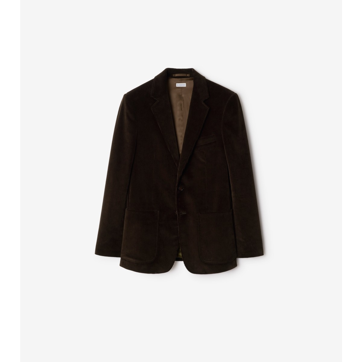  Check Corduroy Tailored Jacket