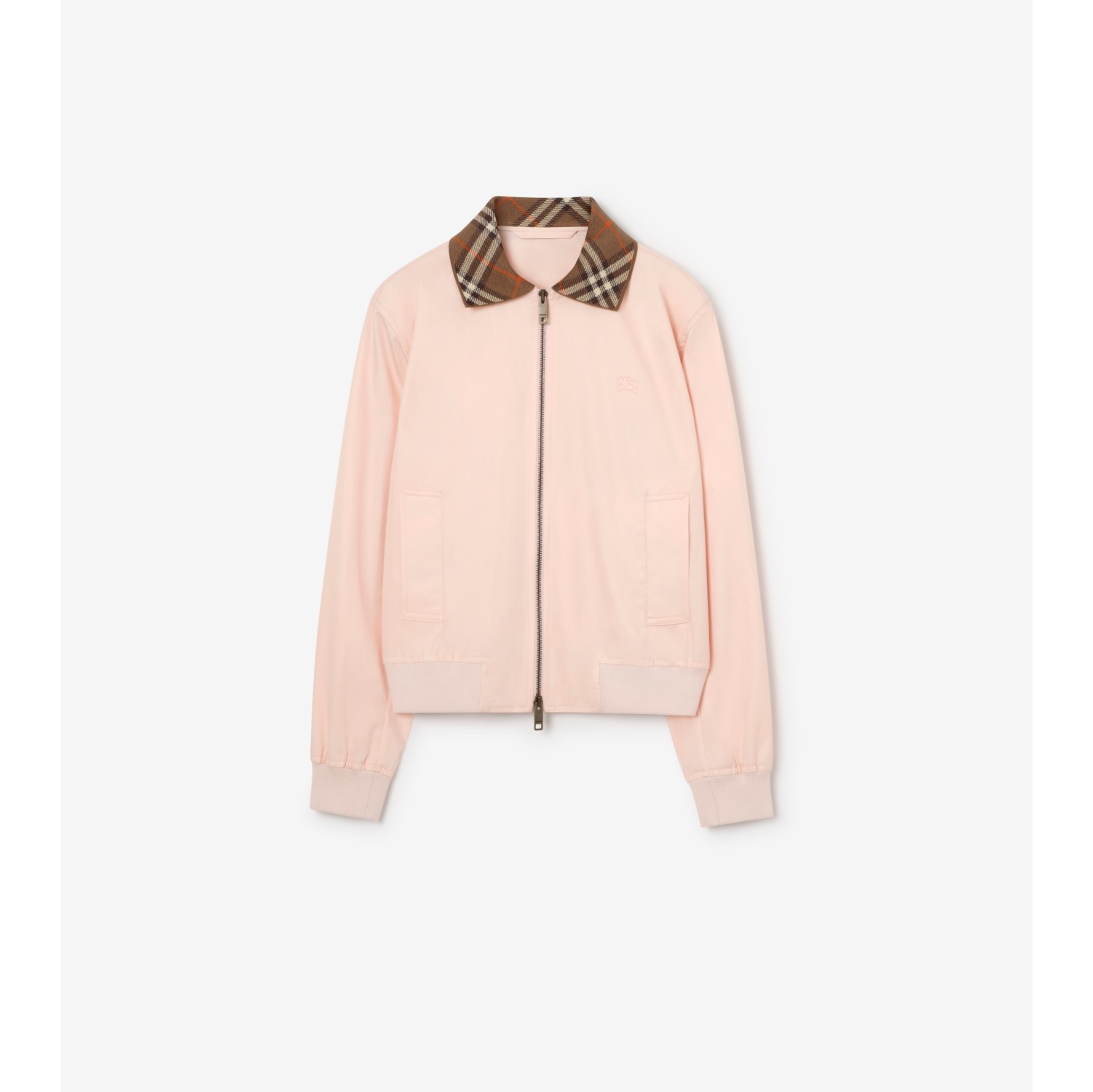 Cropped Tropical Gabardine Hayfield Harrington Jacket