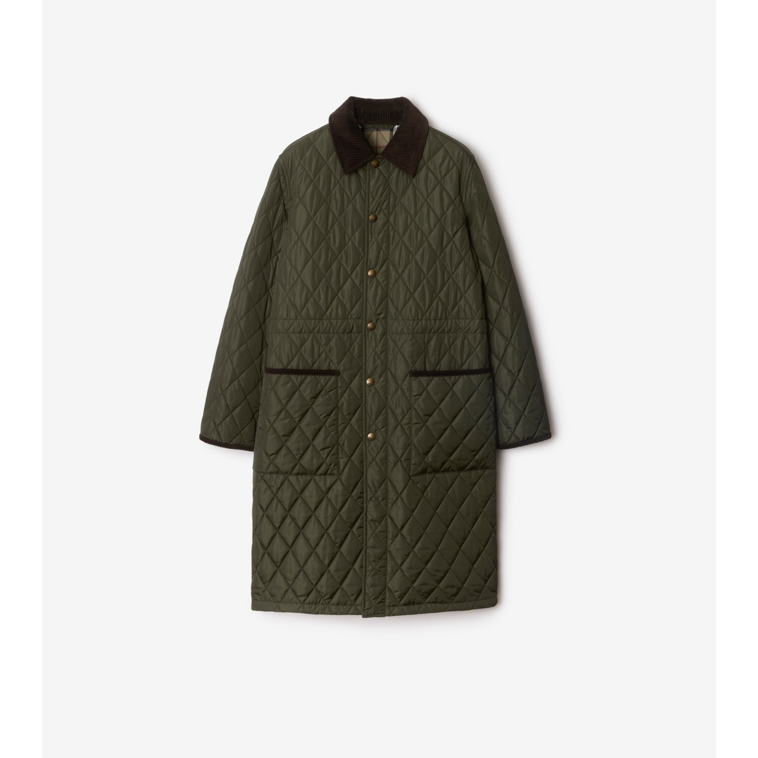 Mid length quilted coat hotsell