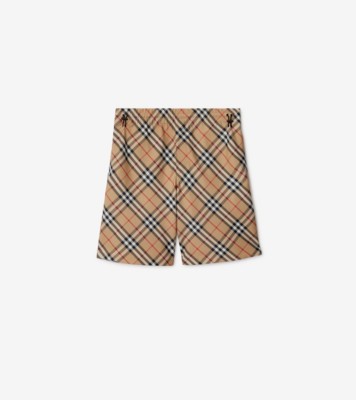 Burberry men's kentond drawcord striped shorts best sale